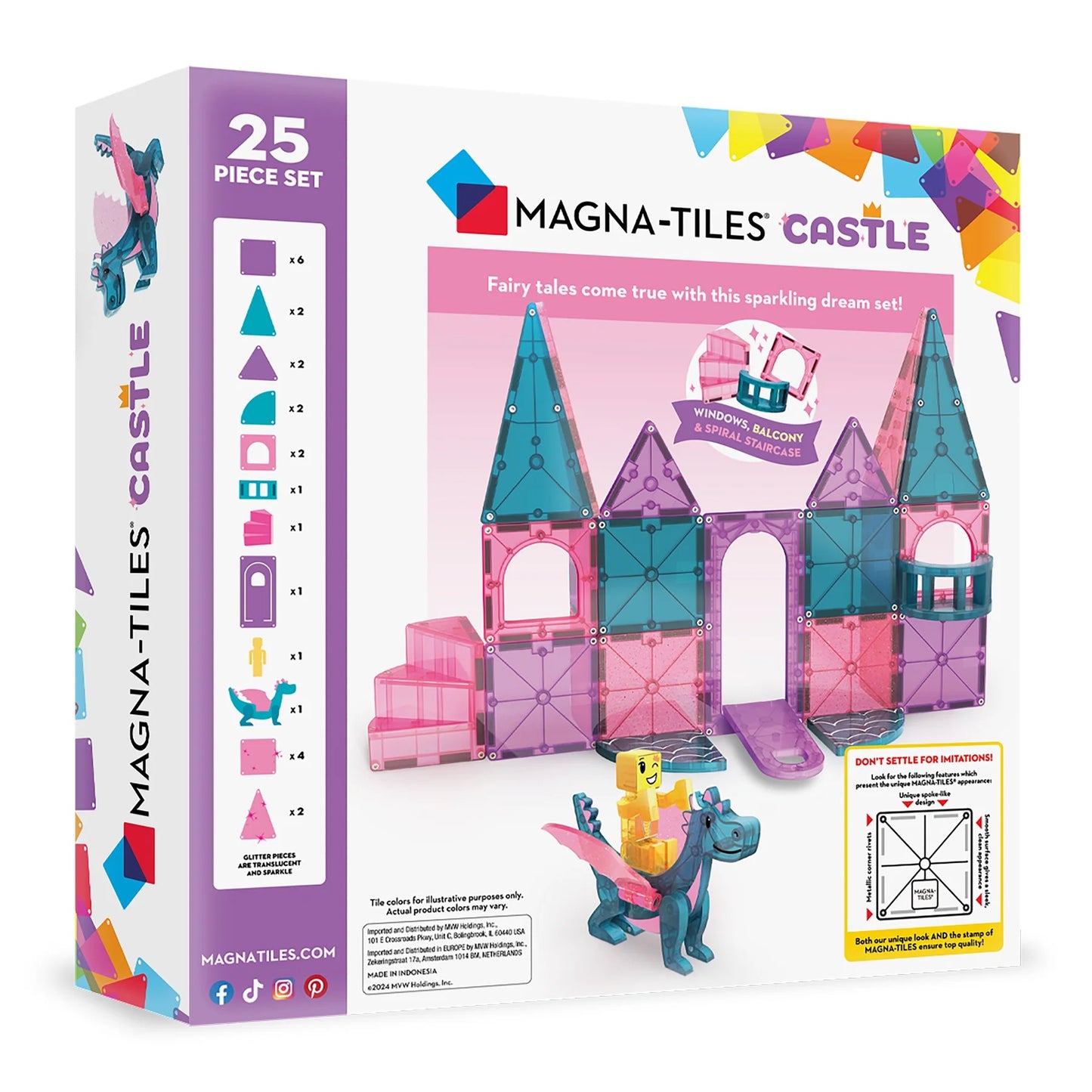 Magna Tiles - Castle 25 pcs