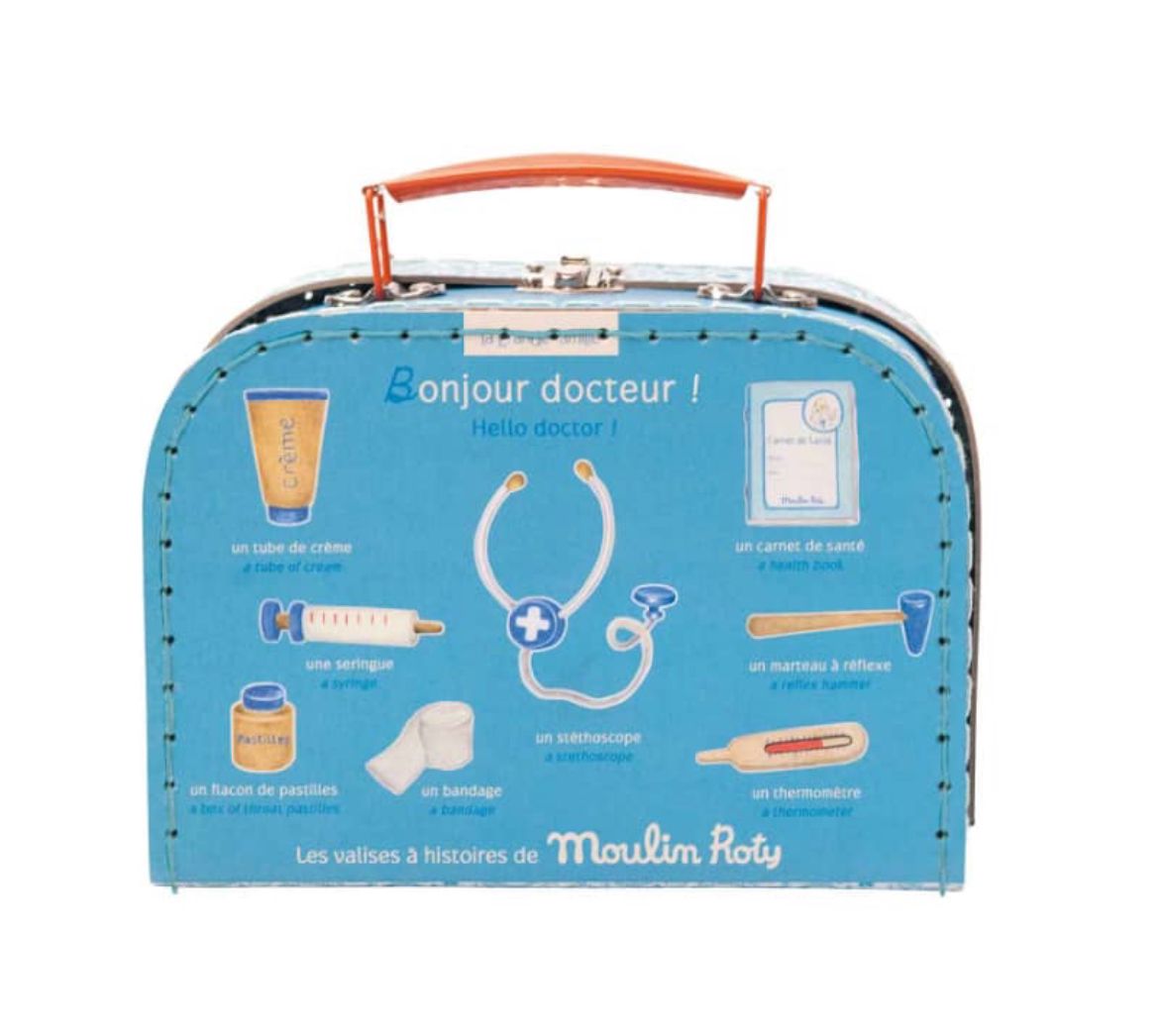 Suitcase - Wood Medical set