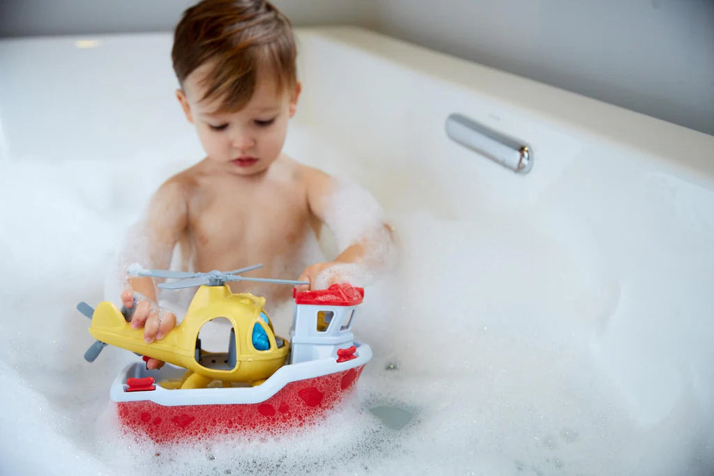 Rescue Boat & Helicopter