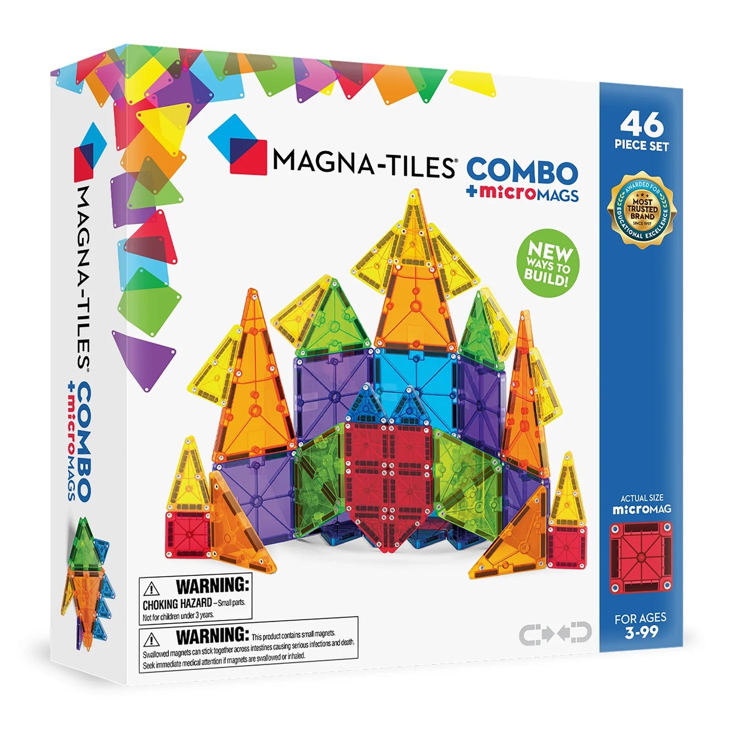 Magna Tiles - Combo 46 Pcs