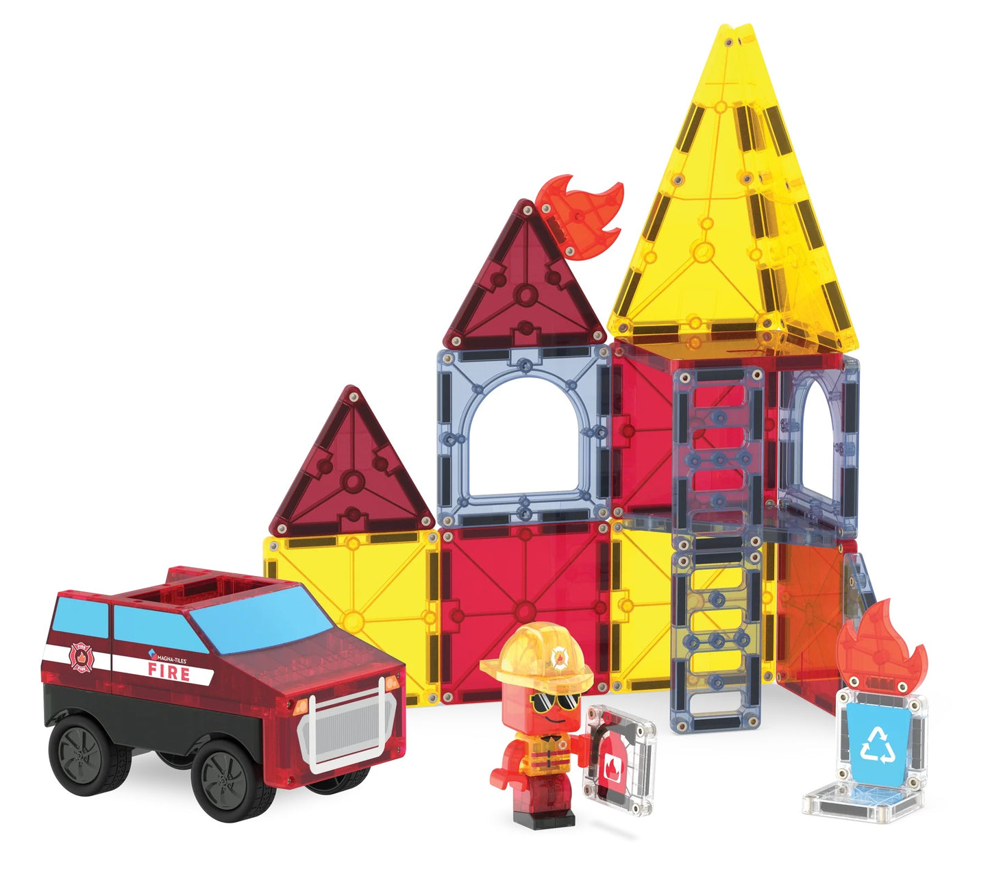 Magna Tiles - Fire Rescue - 27 pcs