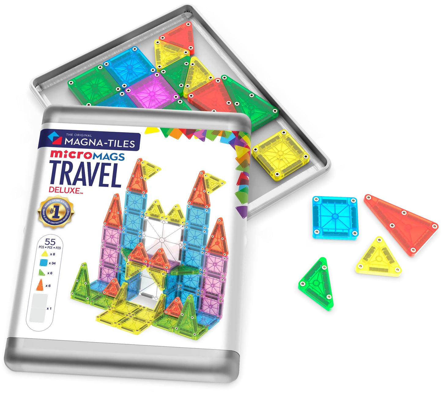 Magna Tiles - Travel Set Deluxe 55 pcs