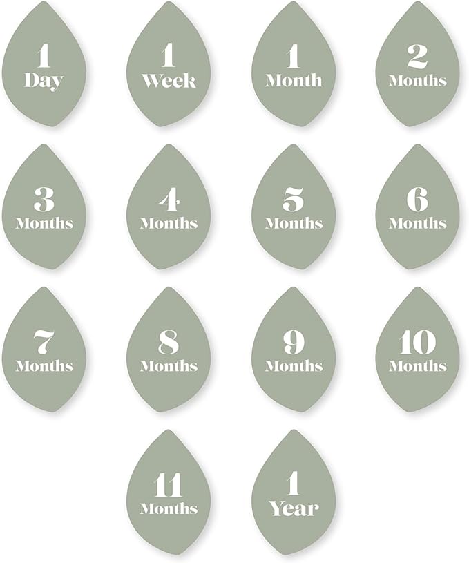 First Year Blanket & Card Set - Durazno