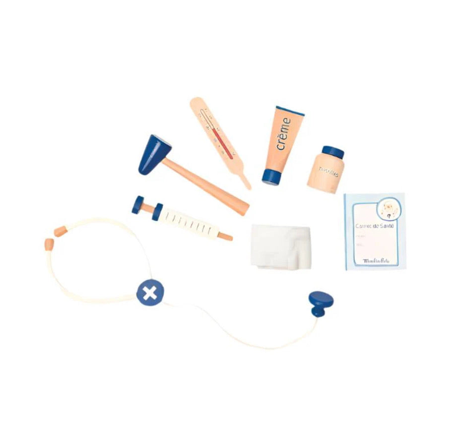 Suitcase - Wood Medical set