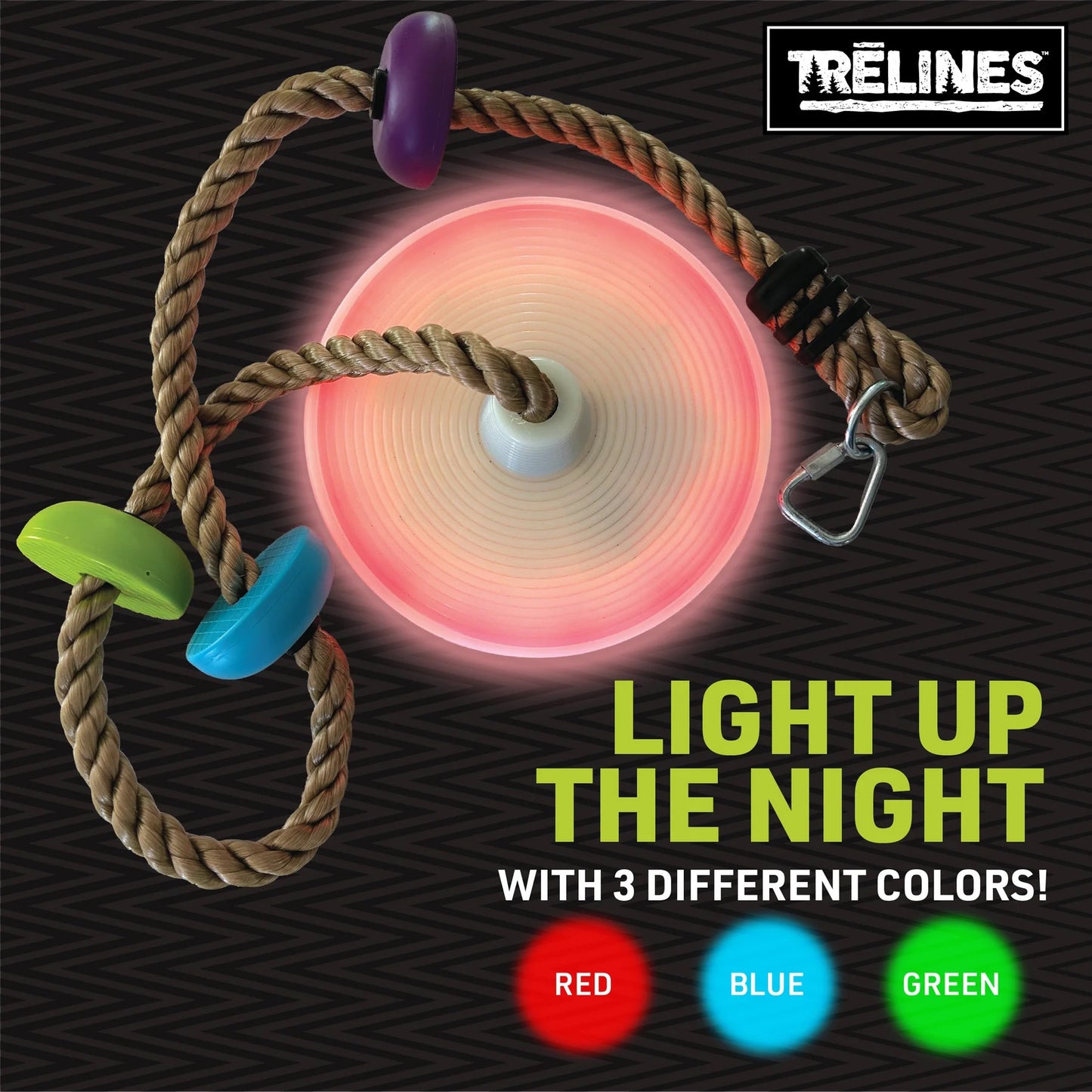 LED Climbing Rope Swing