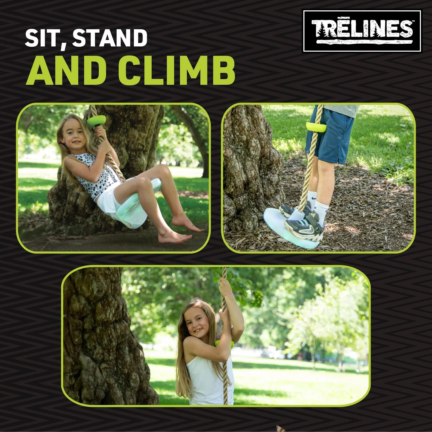 LED Climbing Rope Swing