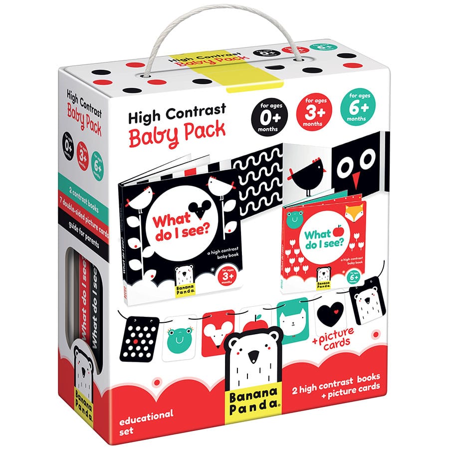 High contrast Baby Pack +0M, +3M, +6M