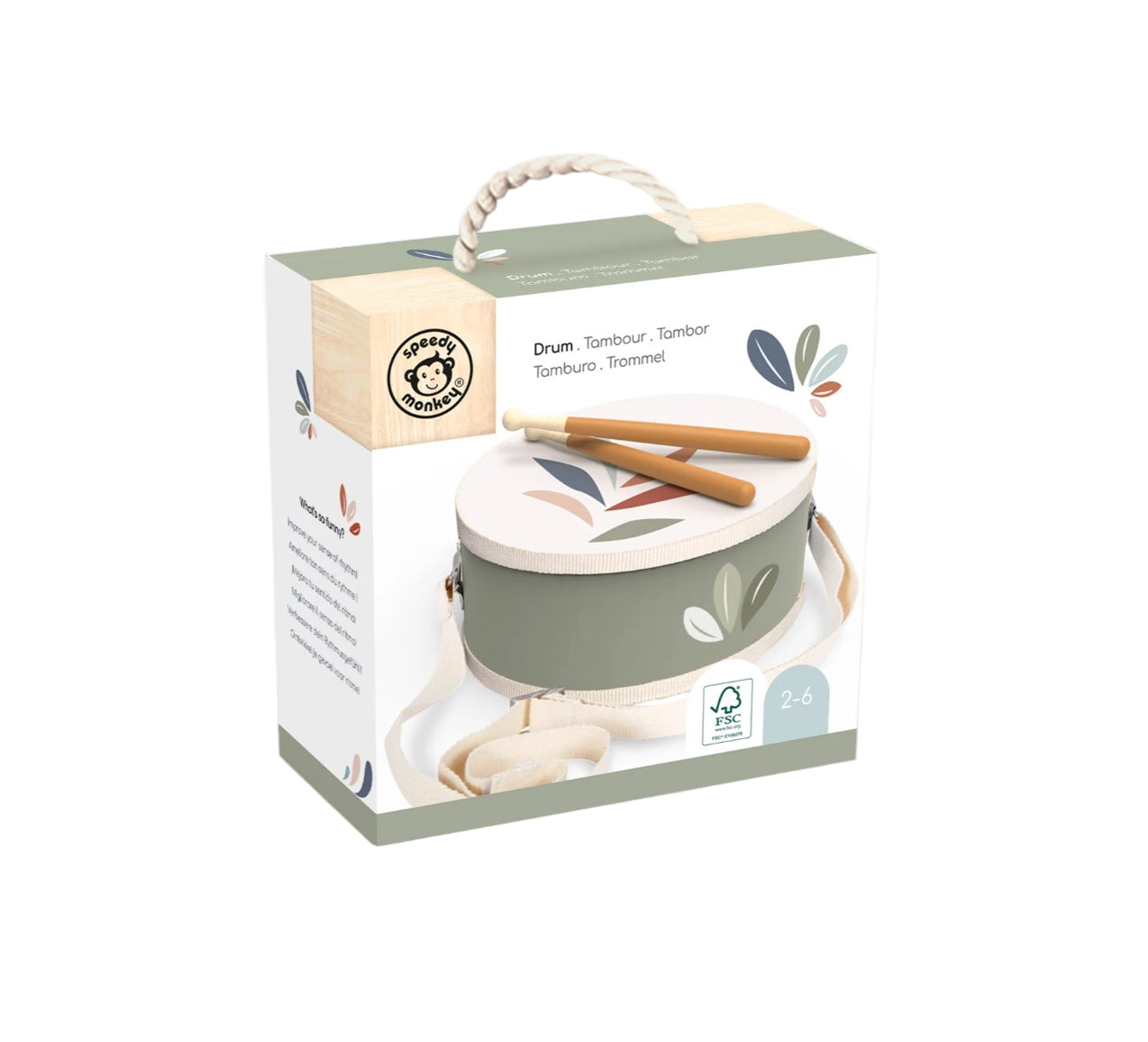 Drum W/ Adjustable Strap