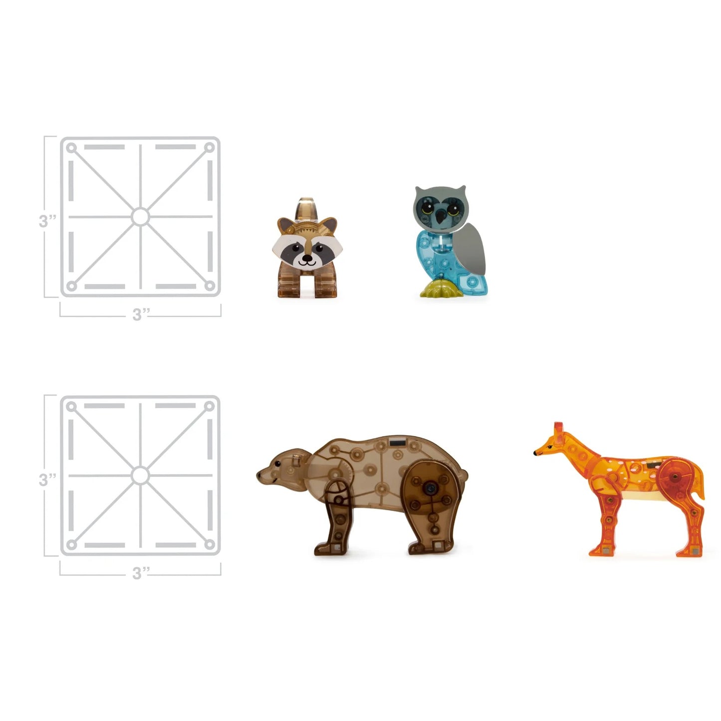 Magna Tiles - Forest Animals 25 pcs