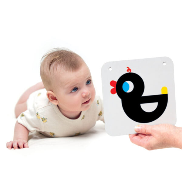 High Contrast Baby Cards 0m+, 3m+
