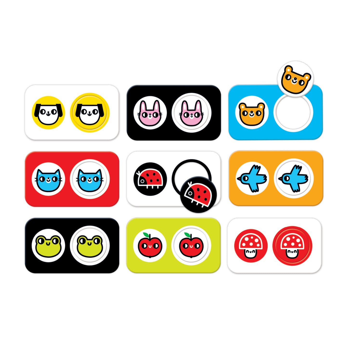 High Contrast Match the Twins Puzzle