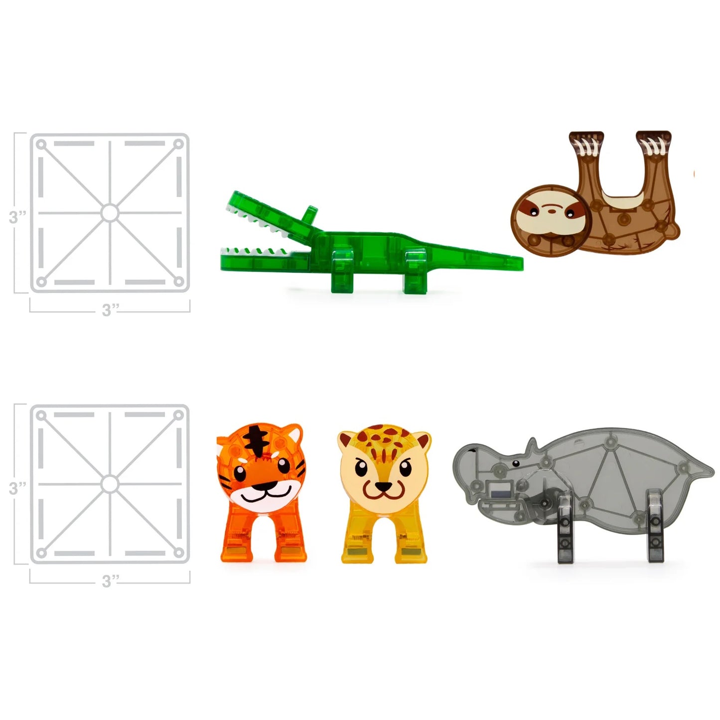 Magna Tiles -Jungle Animals 25 pcs