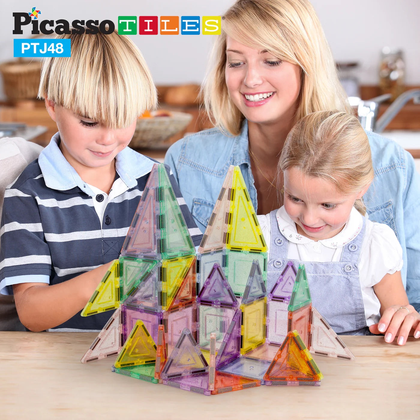 Picasso Tiles - 48 PCS (Glitter)