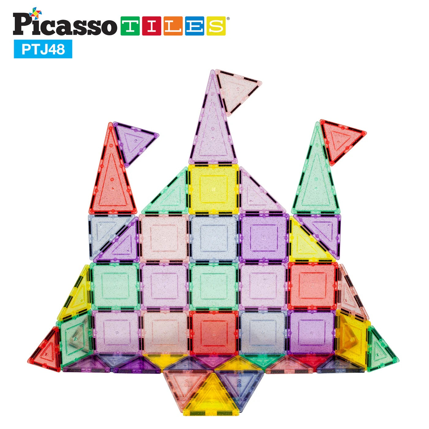 Picasso Tiles - 48 PCS (Glitter)