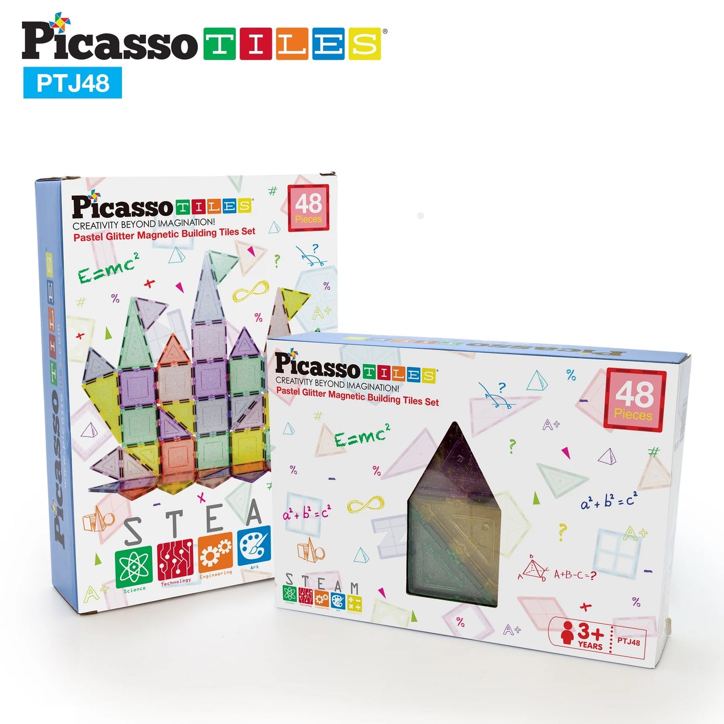 Picasso Tiles - 48 PCS (Glitter)