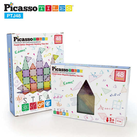 Picasso Tiles - 48 PCS (Glitter)