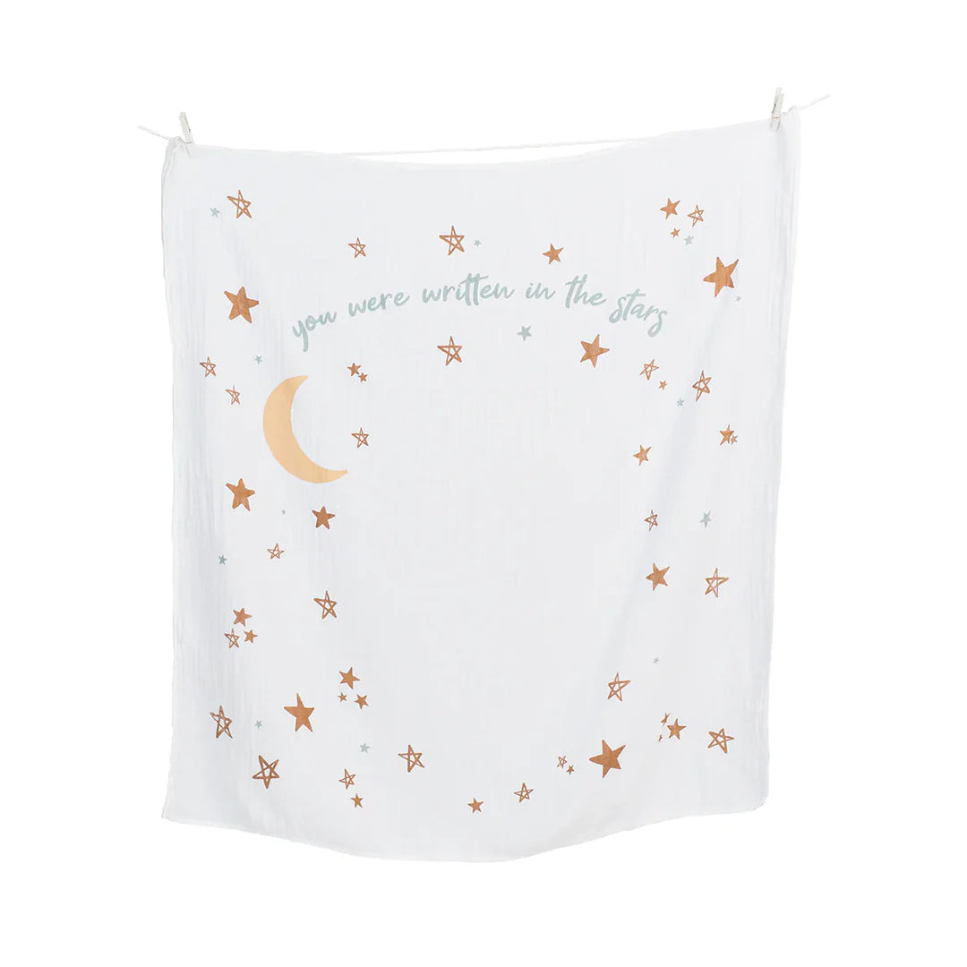 First Year Blanket & Card Set - Estrellas
