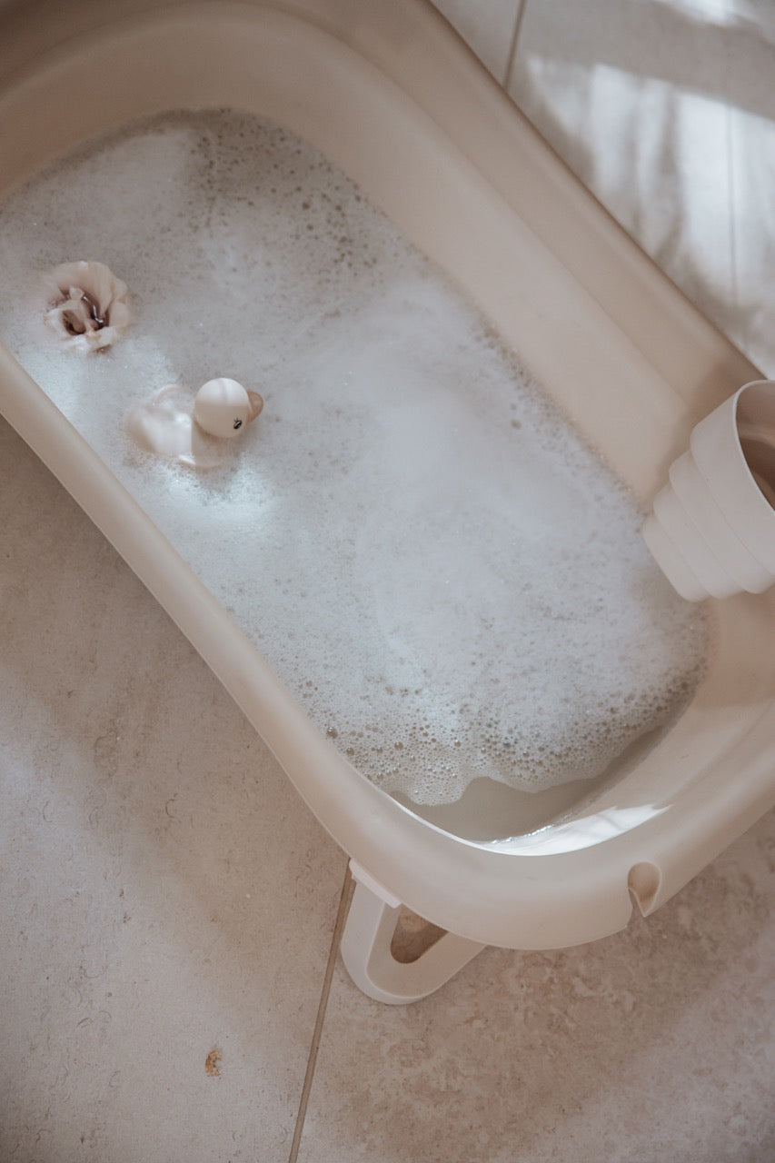 Foldable Baby Bath - Cream